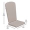Flash Furniture Teak Adirondack Chairs with Cream Cushions, 2PK 2-JJ-C14501-CSNCR-TEAK-GG - alternate 9